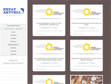 Tablet Screenshot of kleinanzeigen.expataktuell.de